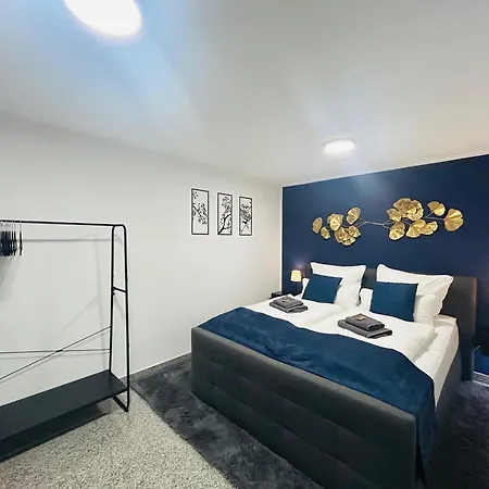 公寓 Luxx Home Apartments Ulm - Naehe Universitaet-Kliniken-Parken-Kueche-Wlan